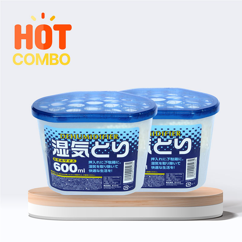Combo 2 Chất hút ẩm 600ml