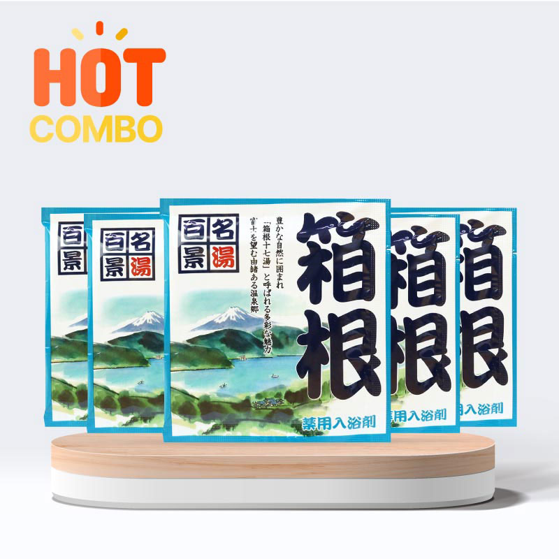 Combo 5 gói Muối tắm Goshu Meito Hakone 25g
