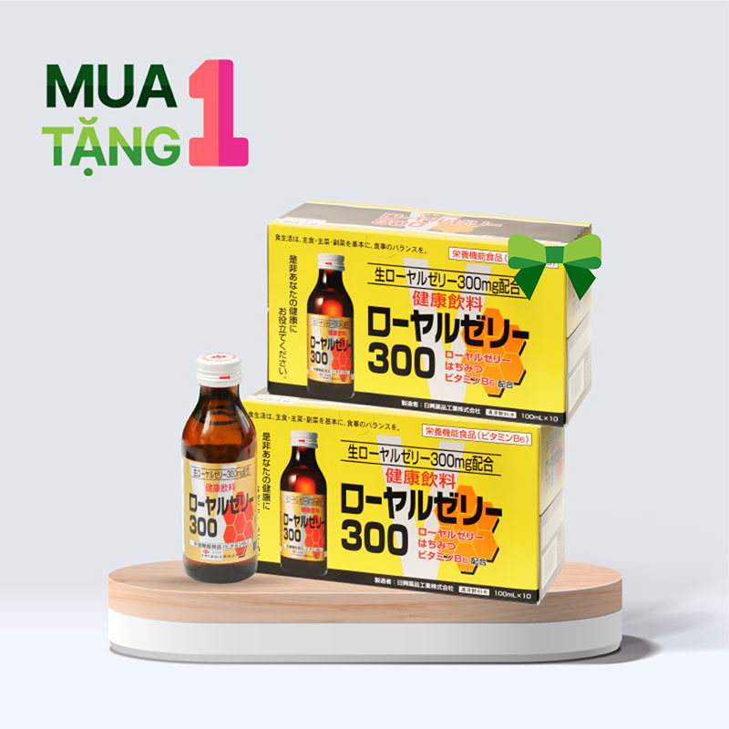 Mua 1 tặng 1 hộp 10 chai TPBS: Nước uống sữa ong chúa Royal Jelly 100ml