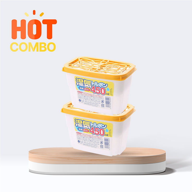 Combo 2 Chất hút ẩm khử mùi chống mốc Kokubo 450ml