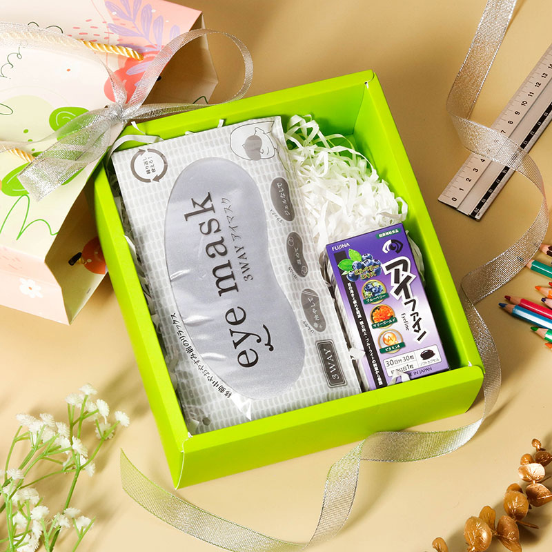 Giftset 20/11 TPBVSK: Viên uống bổ Mắt Eyefine 30 viên và Miếng che mắt chườm mắt nóng lạnh dạng gel thư giãn