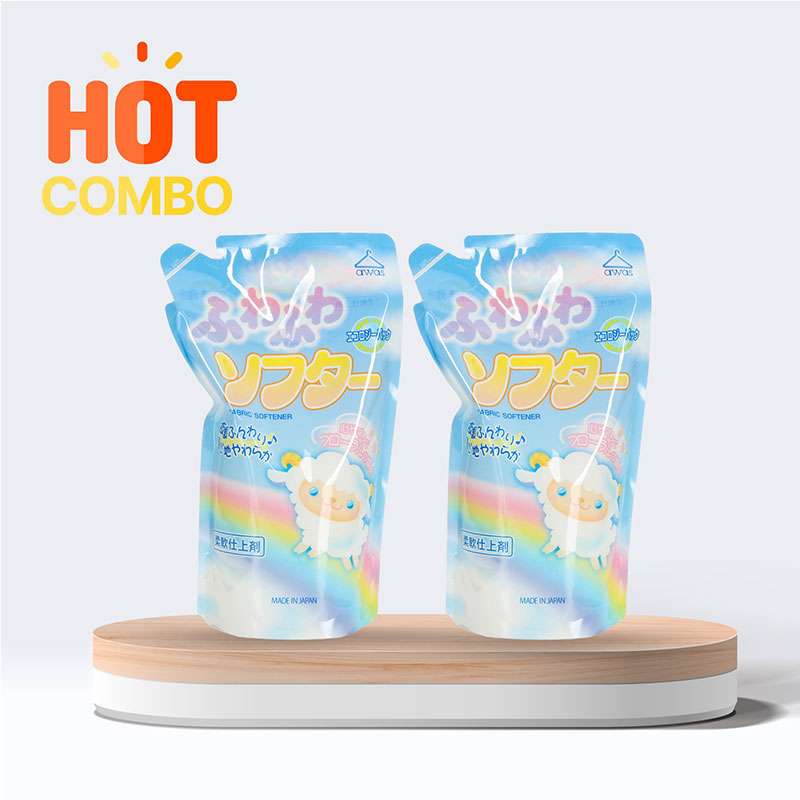 Combo siêu tiết kiệm 2 Nước xả làm mềm vải Rocket 1.5L Hương hoa dịu mát