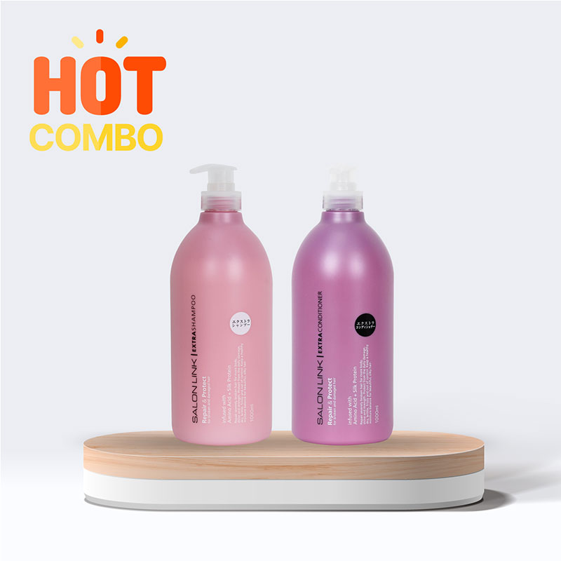 Combo siêu tiết kiệm Gội và Xả siêu dưỡng, phục hồi Salon Link extra 1000ml