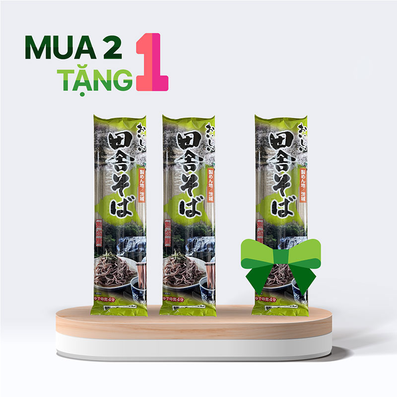 Combo siêu hời mua 2 tặng 1 Mì Soba Nhật Bản 200g