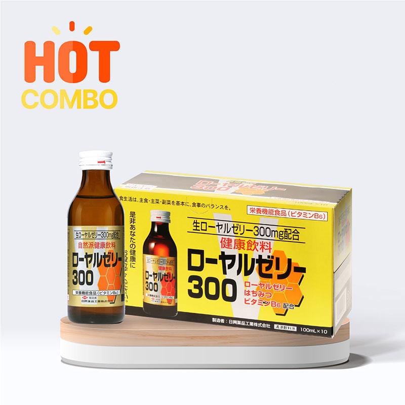 Combo siêu tiết kiệm 10 chai TPBS: Nước uống sữa ong chúa Royal Jelly 100ml