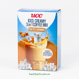 Cà phê hòa tan pha lạnh 3 trong 1 Salted Caramel UCC (25g x 10 gói)