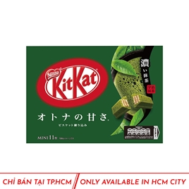 Bánh Kitkat trà xanh Nhật Bản 124.3g (11.3g x 11 cái)