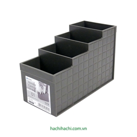 Khay đựng vật dụng, remote 7.4x16.5cm 4 ngăn