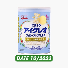 DATE 10/2023 - Sữa công thức Glico Icreo Follow Up Milk (số 1) cho bé (820g)