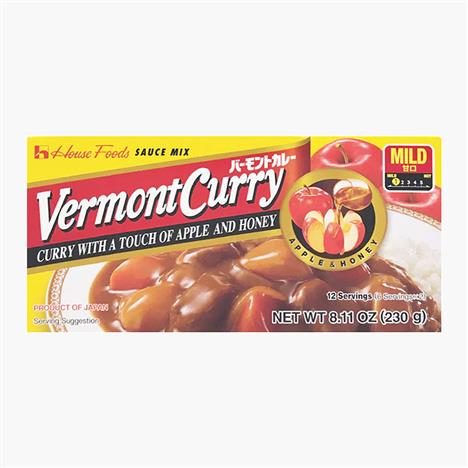 Viên xốt cà ri Vermont ngọt 230g (12 phần ăn)
