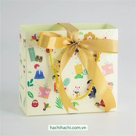 Hộp giấy giftset Hachi Hachi 2302 (18.5x21x7.5cm)