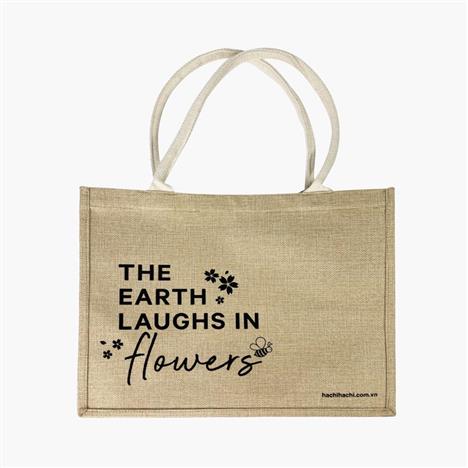 Túi vải đay lanh Hachi Hachi (38x30x16cm)