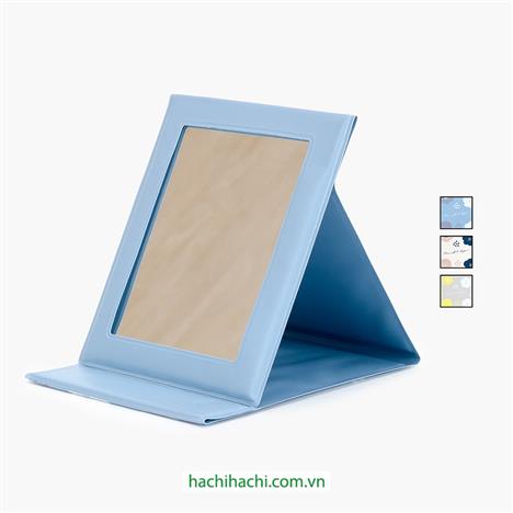 Gương soi gấp gọn, có thể đặt đứng 13x11cm (Nhiều mẫu)-Giao mẫu ngẫu nhiên