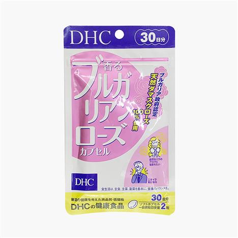 TPBVSK: Viên uống DHC Bulgarian Rose Capsule 30 ngày, bổ sung Vitamin E, dầu hoa hồng 