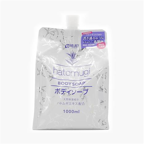 Sữa tắm dưỡng ẩm và làm sáng da Hatomugi S Select 1000ml (refill)