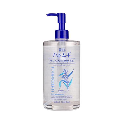 Dầu tẩy trang dưỡng ẩm Nhật Bản Reihaku Hatomugi 500ml 