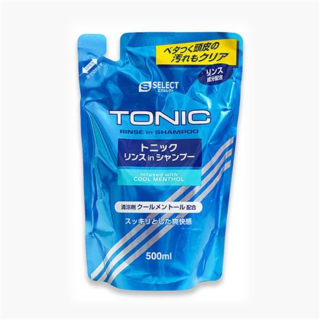 Dầu gội xả bạc hà mát lạnh cho nam Nhật Bản S Select 500ml (refill)