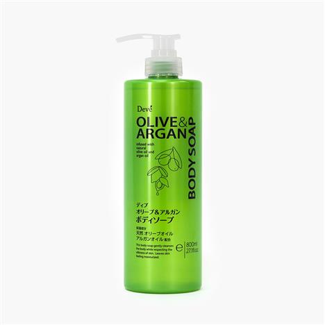 Sữa tắm sáng da Olive & Argan 800ml 