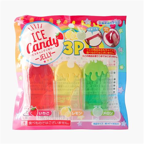Đồ chơi que kem thạch dẻo trái cây (3 que)