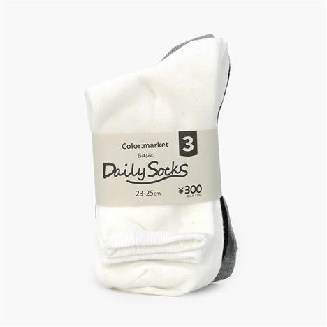 Set 3 đôi vớ nữ cổ cao 23-25cm