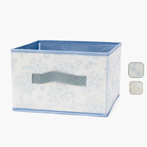 Hộp vải đựng đồ gấp gọn 25x25cm (Nhiều mẫu)-Giao mẫu ngẫu nhiên