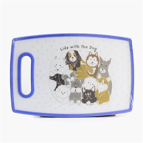 Thớt nhựa họa tiết thú cưng 30.3x20.3cm