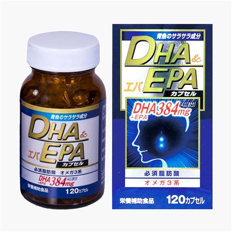 TPBVSK: Viên uống DHA EPA Soft Capsule Nhật Bản120 viên, bổ não, mắt, giảm cholesterol