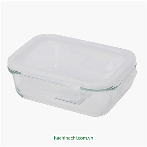 Hộp thủy tinh chịu nhiệt khóa chặt 620ml