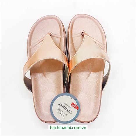 Dép kẹp 24cm pink gold