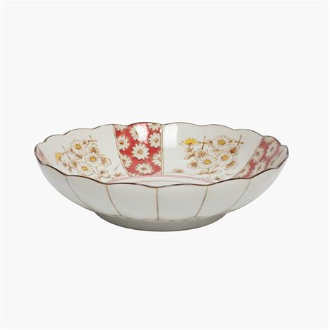 Đĩa sứ Nhật Bản 20.5cm sâu lòng