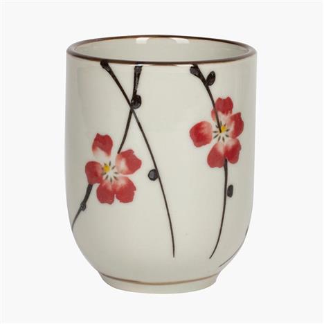 Ly gốm Living 190ml hoa đào 