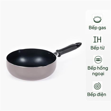 Chảo chống dính Living 20cm Sâu lòng, dùng được bếp từ
