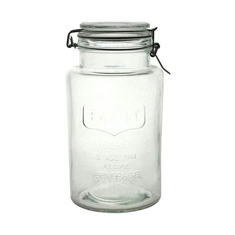 Hũ thủy tinh khóa chặt 2L 