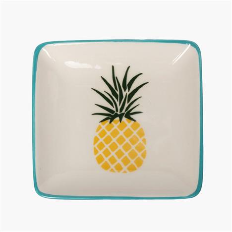 Đĩa gốm Living 10.8x10.8cm hình quả thơm