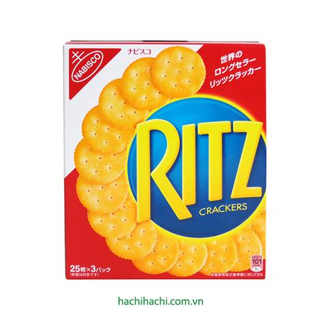 Bánh quy Ritz crackers vị bơ mặn 25 cái x 3 gói