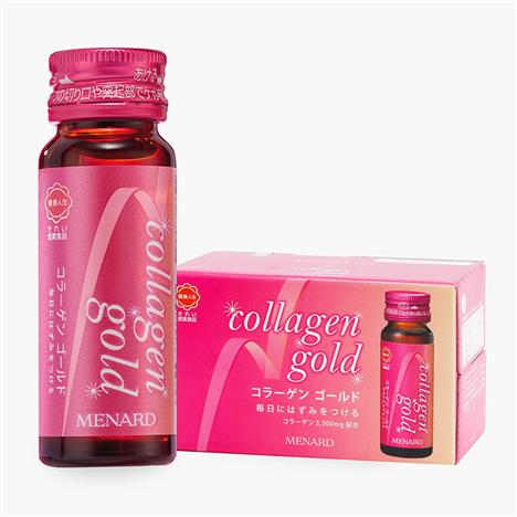 TPBVSK: Nước uống Menard Collagen Gold 30ml x 10 chai, tăng độ ẩm, xương khớp linh hoạt