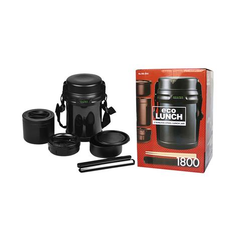Bộ hộp cơm giữ nhiệt Pearl Metal 3 ngăn 1800ml 
