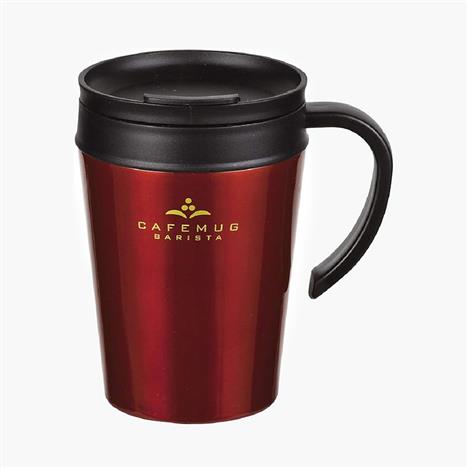 Ly inox giữ nhiệt Pearl Metal 400ml có nắp (Đỏ) 