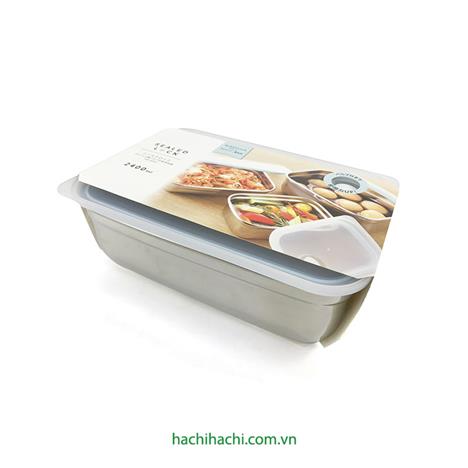 Hộp inox đựng thực phẩm Pearl Metal 2.4L