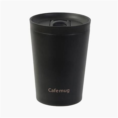 Ly inox giữ nhiệt Pearl Metal có nắp khóa trượt 300ml (Đen)