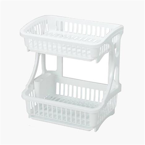 Kệ úp chén đĩa Pearl Metal 2 tầng 37.5x28.5cm