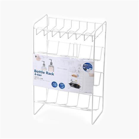 Kệ nhà tắm 4 tầng kèm móc hít 22.5x35cm