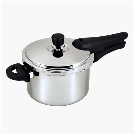 Nồi áp suất Pearl Metal  3L, kèm vỉ hấp và nắp kính, dùng được bếp từ