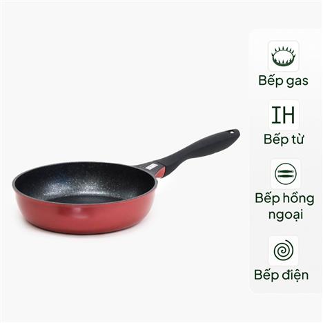 Chảo chống dính đá hoa cương Pearl Metal 20cm, dùng được bếp từ