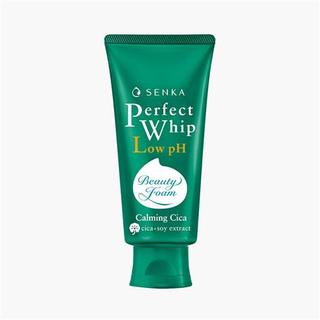 Sữa rửa mặt lành tính mướt mịn Senka Perfect Whip Low PH Calming Cica 100g