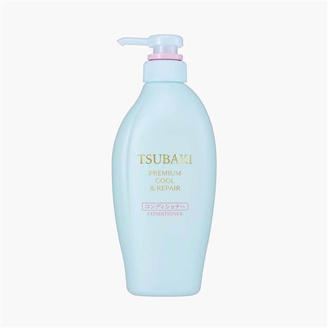 Dầu xả phục hồi, sạch dầu & mát lạnh Nhật Bản Tsubaki premium cool & repair conditioner 450ml