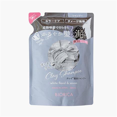 Dầu gội đất sét Biorica Clay Shampoo 360ml, sạch bã nhờn, phục hồi hư tổn