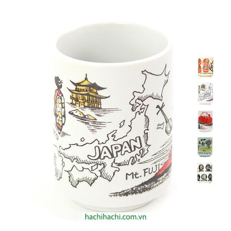 Ly sứ Nhật Bản 300ml (Nhiều mẫu)-Giao mẫu ngẫu nhiên