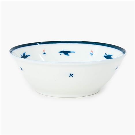 Tô sứ Nhật Bản 14.5cm họa tiết chim vỗ cánh