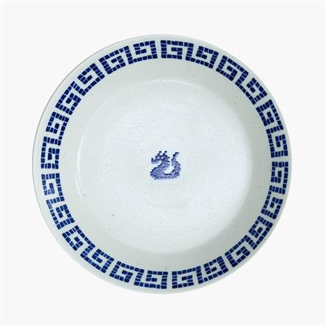 Đĩa sứ Nhật Bản 20.7cm - Rồng sấm